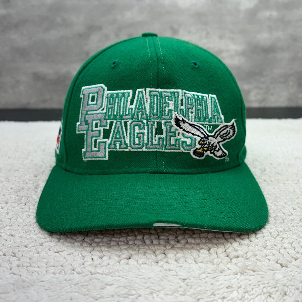 Vintage Starter Pro Line Philadelphia Eagles Snapback Hat OSFA Wool Green NFL